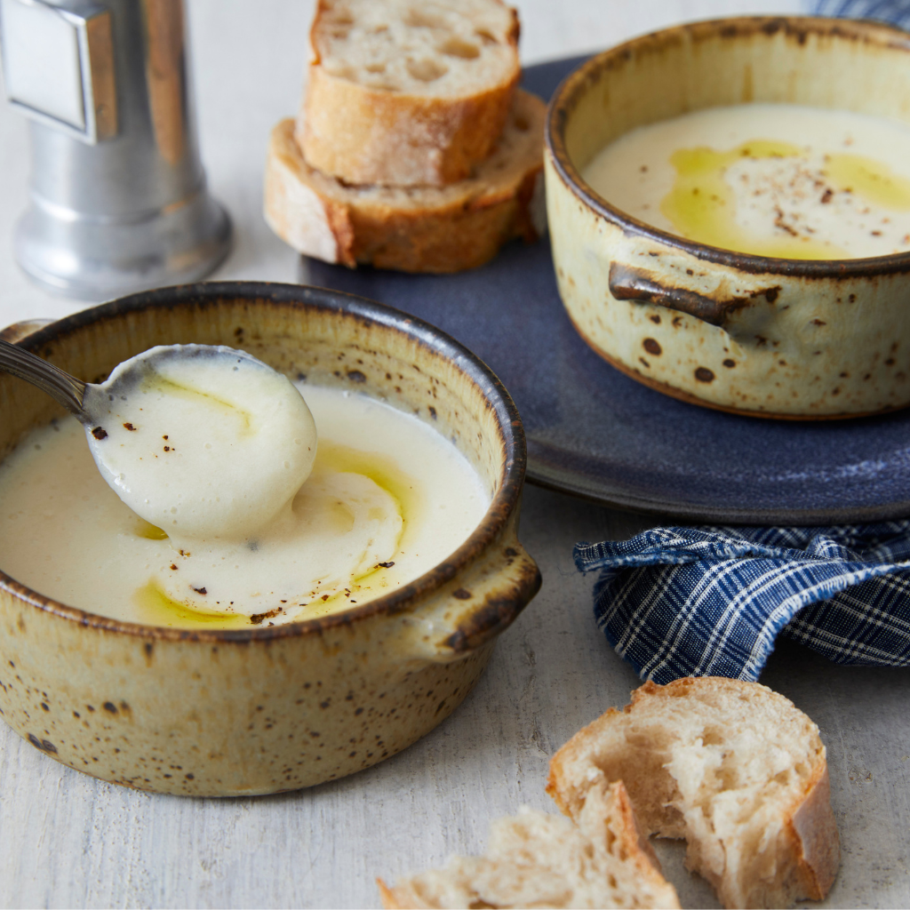 Creamy pacific cod potato soup